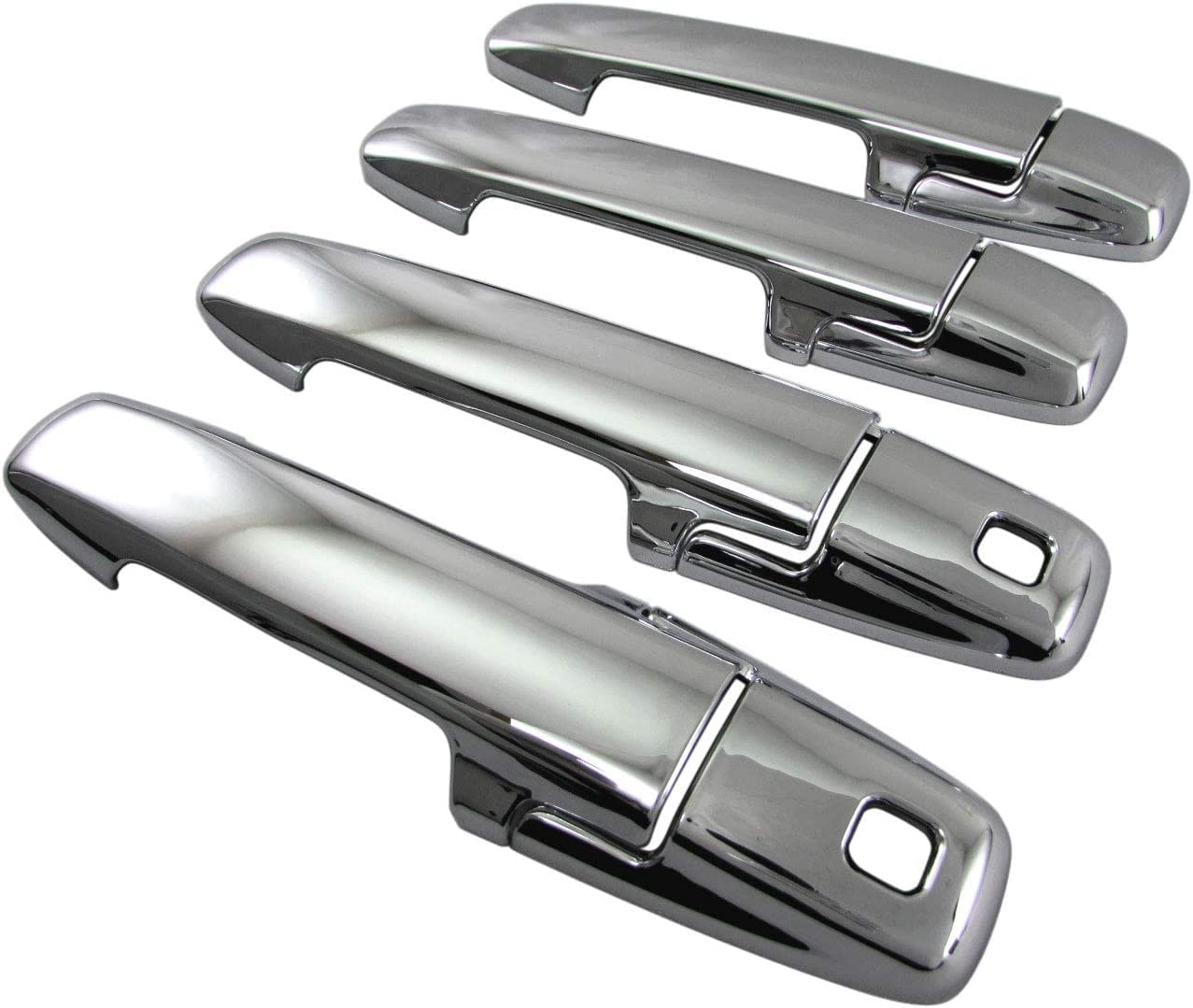 

BRIGHTZ Chrome Door Handle Covers for Wagon R Custom Z Compatible with and 95 Wagon R Custom MH55S/MH95S [SPA-NOBU-FS-A0B2C2] MH55, MH95, H55, H95,