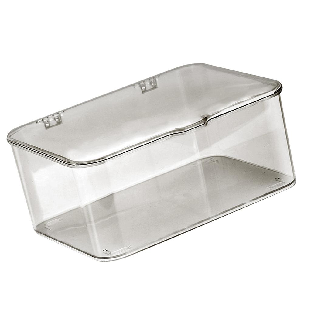 Desk Storage Box Plastic Large Capacity Dustproof Multi Functional Phone Case Storage Holder with