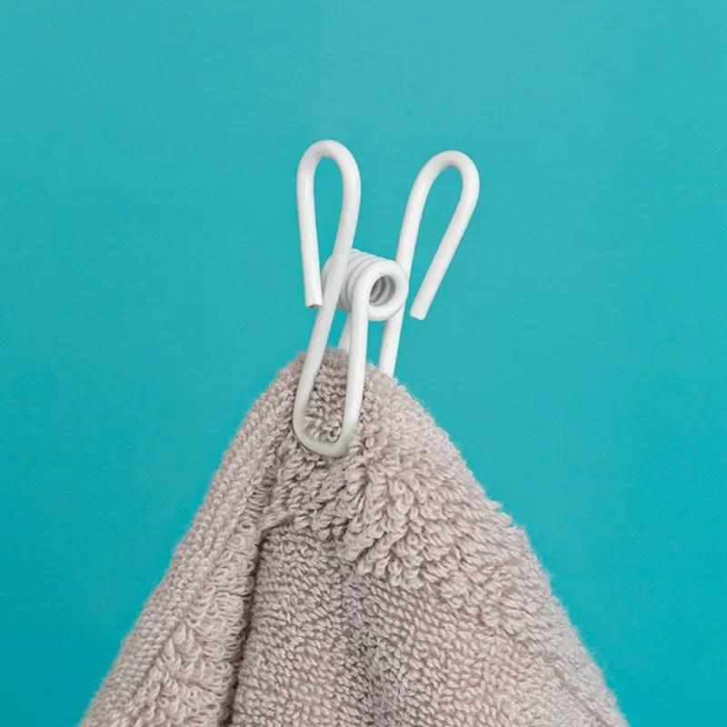 10pcs Stainless Steel Clothes Peg Towel Socks Clip Pants Clothes Underwear Clips Small Metal Clips for Hanger
