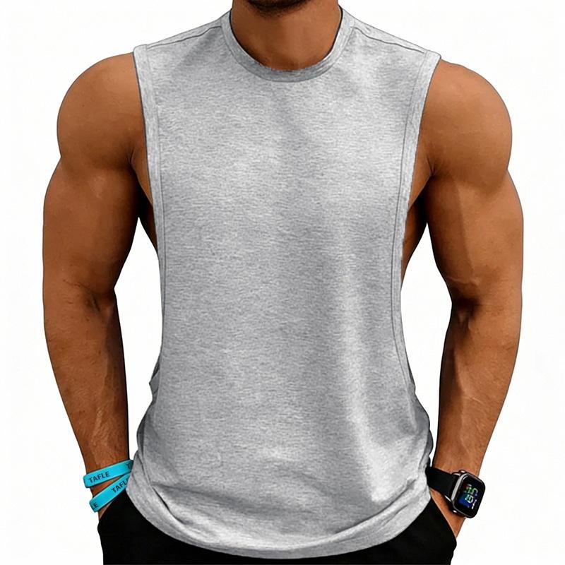 Men Loose Summer Sports Tank Top Gym Fitness Basketball Training Vest