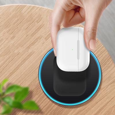 Qi Wireless-Ladegerät für Airpods pro Kopfhörer-Induktion, schnelles kabelloses Ladepad