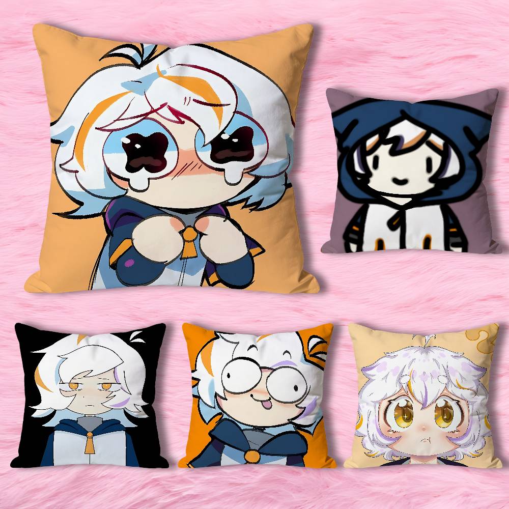 Cute C-Chuy M-Mines Anime Celebrity Merchandise All-Match Printed Pillow Case Sofa Car Office Room Decoration Protector
