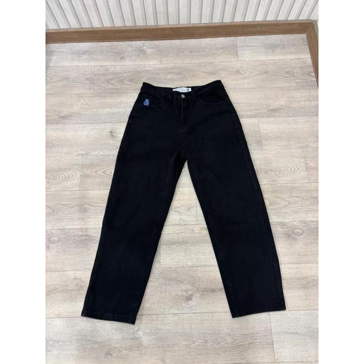 

BeatStreet Men and Women Baggy Jeans Oversize Straight Loose Casual Denim Trousers Solid Color Streetwear Fashion Y2k Wide Leg Pants High Quality 2XL