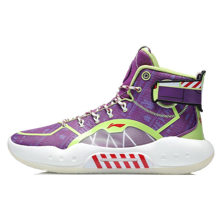 New Disney x LiNing YuShuai 14 Buzz Lightyear High Top Basketball Shoes Men's Roman Purple ABAQ135-8