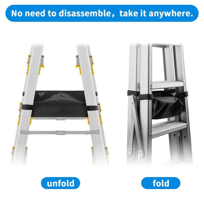 M-Moderner Leiter-Organizer für Teleskopleiter, Tragbare Werkzeugtasche für Leiter, Werkzeugtaschen Leiterzubehör Leiterwerkzeug