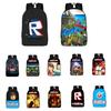 Stylish Roblox Backpack With Multicolor Design And Large Capacity For School Use