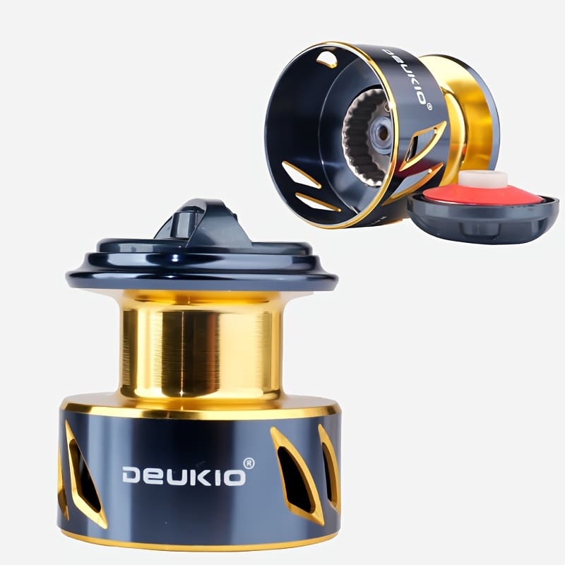 Spinning Fishing Reel CNC Full Metal Spool Left and Right Hand Design for Fast Fishing Smooth Drag System Lightweight Suitable for Various Waters