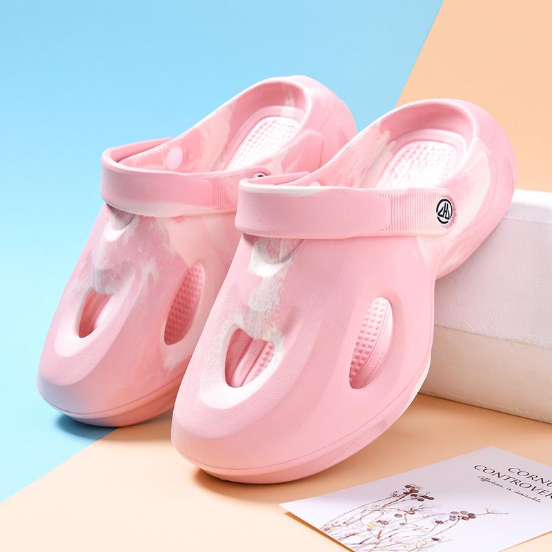 Fashion Summer Women Sandals Platform Camouflage Design Slippers Fashion Outdoor Beach Clogs Garden Shoes Soft Indoor Home Shoes Female