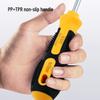 Phillips Flathead Magnetic Screwdriver with Rubberized Non-Slip Grip for Industrial and Household Use