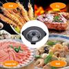 Antihaftbeschichtung 2-in-1 Hot Pot Gusseisen Shabu Shabu Topf Elektrischer Hot Pot Grill Indoor