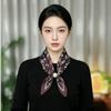 Summer High-grade Magnetic Suction Small Silk Scarf Versatile Anti-sun Scarf Satin Silk Scarf Long Strip Foreign-style Butterfly Scarf Female