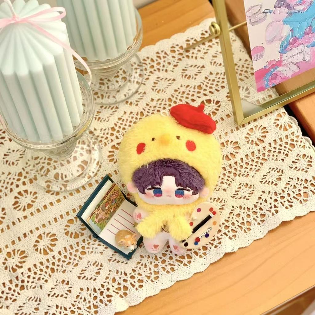 Cute 10cm Plush Clothes Game Love and Deepspace Xavier Zayne Rafayel Ralayo Sylus Cartoon Plush Cap Clothes Headwear Gift