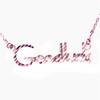 Exquisite Russian Rose Gold Plated Necklace Versatile Super Flash 585 Purple Gold Color Gold Simple Version Letter Collarbone Chain