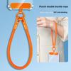 Handy-Lanyard Verstellbares Crossbody-Nackenband Seil mit Edelstahl-Pads Anti-Verlust Anti-Diebstahl Geflochtenes Seil