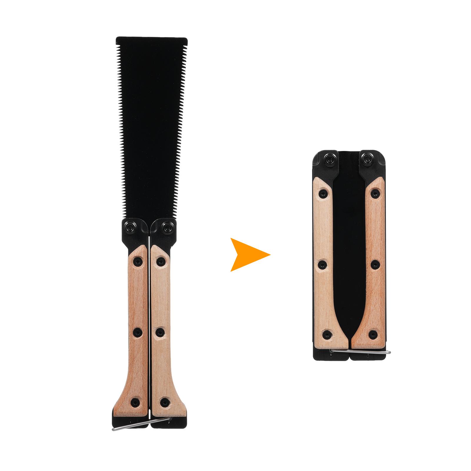 Handzaag Houtbewerkingsgereedschap Mini Opvouwbare Zaag Verzonken Zaag Dubbele Randen Opvouwbare Zaag Trekzaag voor Hard Zacht Hout Kamperen