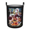 Anime One Piece Laundry Hamper Large Clothes Storage Basket Japanese Manga Book Socks Bin Organizer for Bathroom