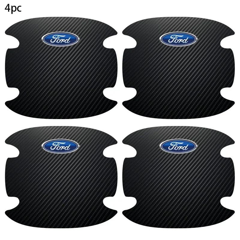 

Car Sticker 2026 2025 Hot For Ford 4PCS Car Door Sticker Scratches Resistant Cover Auto Handle Protection Film For Ford Fiesta M