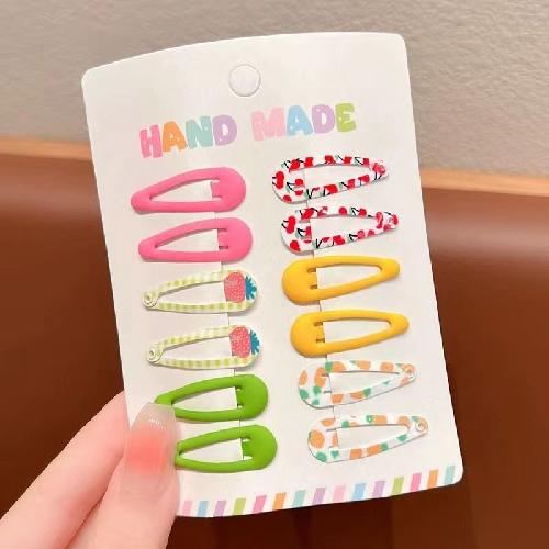 Children's Hair Clips Small Water Drop BB Clip Hairpin Barrettes Bangs Side Clip Kids Headwear Baby Girl Hair Accessories