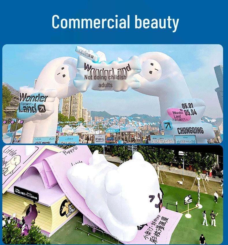 Inflatable Hot Air Balloon Model for Outdoor Advertising and Events