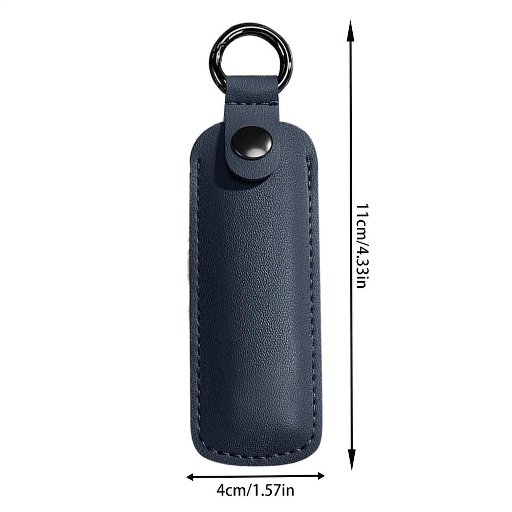 USB Flash Drive Pouch USB Storage Leather Case Protective Cover USB Drive Protection Box With Key Ring For U Disk Flash Drive