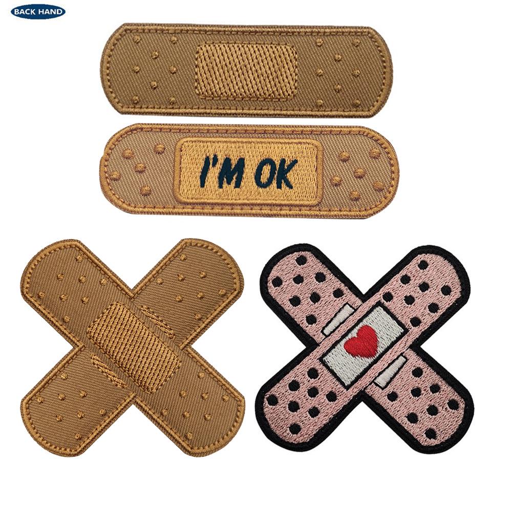 Seaside Outdoor Long Strip Embroidered Patch Badge