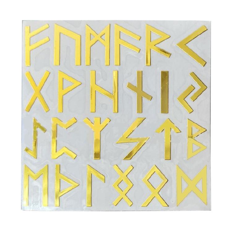 

Luen Letter Stickers Gold Self Adhesive Metal Sticker DIY Scrapbooking Album S