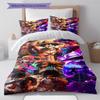Luffy Pattern Bedding Quilt Set Quilt Cover Pillowcase Home Decoration Gift (1 * duvet cover + 2 * pillowcase, without core)