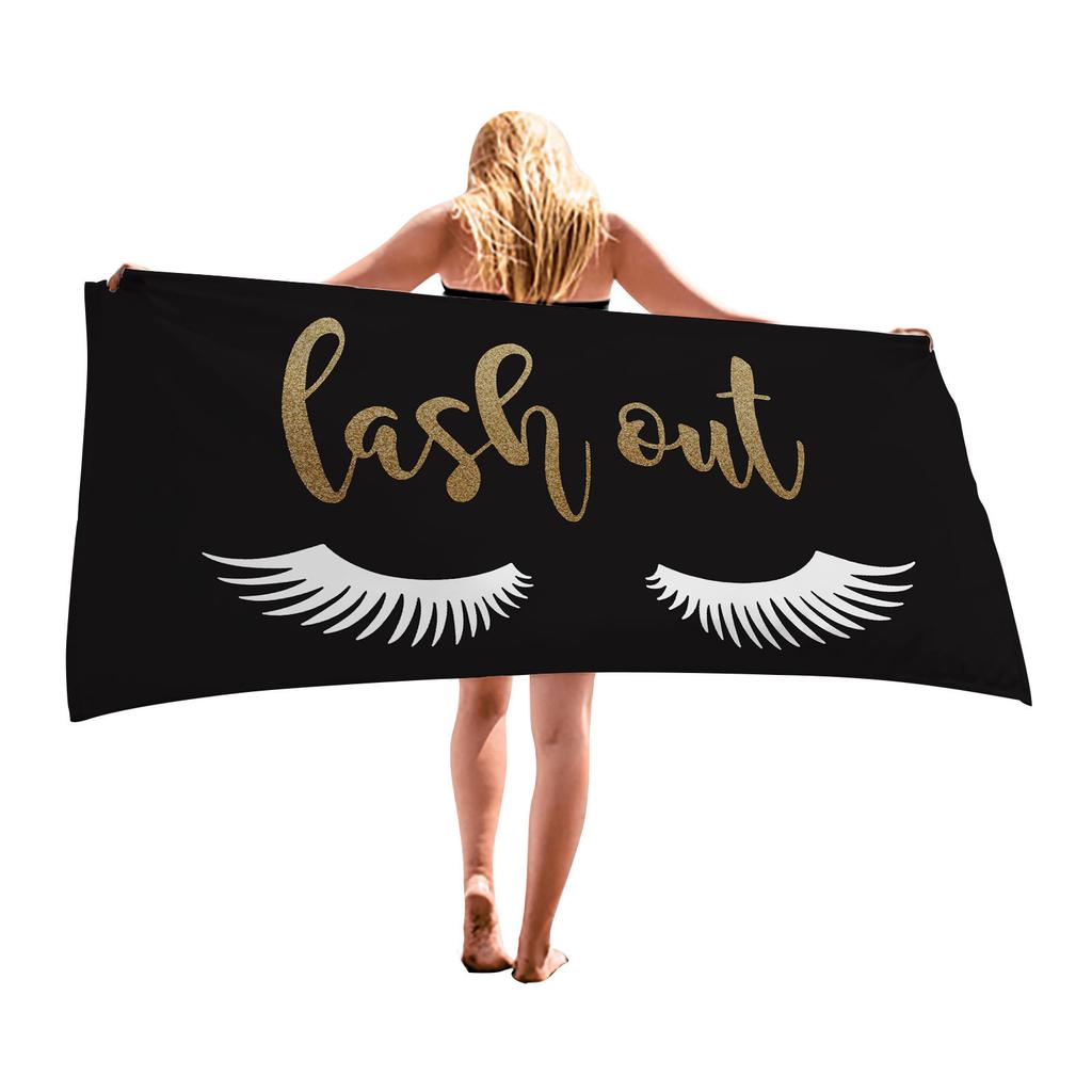 King and Queen's Velvet Bath Towel Beach Towel Cushion Large Bath Towel Beach Towel Printed Microfiber Towel Minimum Order