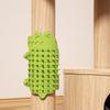 Cat Self Groomer Crocodile Shape Self Grooming Cat Toy Silicone Cat Face Massager Grooming Tool for Table Leg Cat Tree