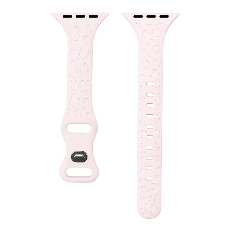 Engraved Strap For Apple Watch Bands 40mm 44mm 41mm 45mm 46 49mm Slim Silicone Bracelet Iwatch Series 9 8 7 3 Ultra 2 Se 10 Band