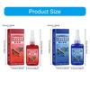 Industrial Thread Locking Glues 50ml Bottle Quick Dry High Temperatures Resistant Craft Supplies for Engineers
