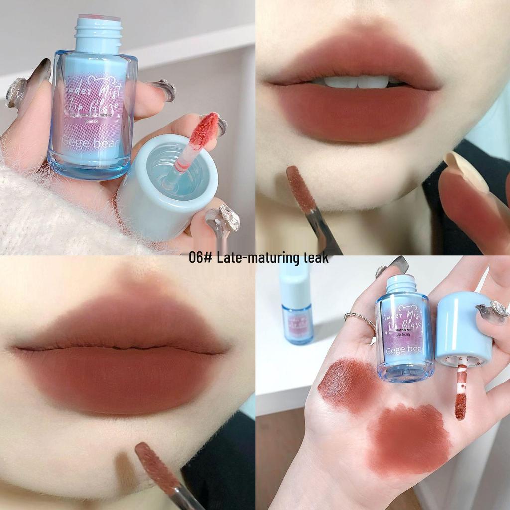 Pick Essence Velvet Matte Lip Glaze: Lightweight, Long-lasting, Non-stick, Whitening