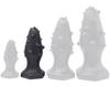 Plug Silicone Monster Spike M 12 X 4.5cm Black - ToppedMonster - SILICONE ANAL PLUG