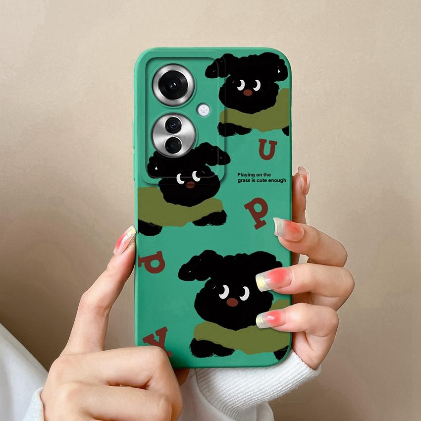 Sacs pour téléphone pour Oppo F25 Pro F23 Realme C20 C25 C30 C31 C33 C35 Narzo N53 N63 Motif Arbre de Coco de Plage Étui de Protection en Silicone Liquide pour Coque Oppo