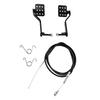 Pedali per Go-Kart con Cavo Acceleratore da 71 pollici Pedale Freno Acceleratore per Go-Kart Sostituzione per Predator 212ml 196ml 6.5hp 5.5hp