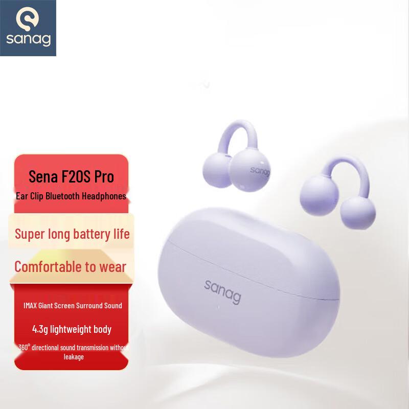 SANAG F20SPro Open-Ear Clip Bluetooth Headphones