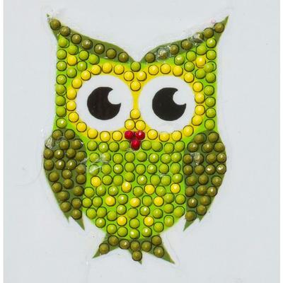 Diamond Embroidery Sticker Kit 9x9cm Owl