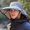 Wide Brim Neck Protection Hat Breathable Neck Cover Hiking Cap Sun Hat Sunshade Shawl Cap  Spring