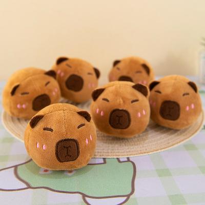 New Capybara Snack Pillow Plush Toy Ugly Cute Doll Kapibara a Bag of Snack Bag Dolls