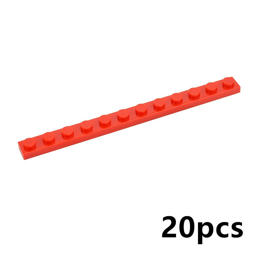 

20Pcs MOC Thin Blocks 60479 Plate 1 X 12 Dot Model Construction Bricks Bulk Colorful Parts DO IT YOURSELF Learning Technical Traditional Kid Toy