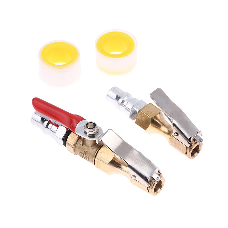 Chuck Quick Inflation Hose Nozzle Car Tire Inflator Nozzle Lock On Tire Inflator With Valve Air Compressor Adapter For Car Suv