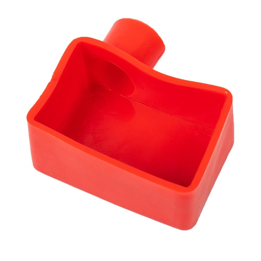 Capacul terminalului bateriei Conectori negri și roșii pentru baterie