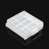 2/4 Slots Hard Plastic Battery Storage Boxes Case AA AAA Battery Holder Container Box With Clips For  2/4 X AA/AAA Batteries