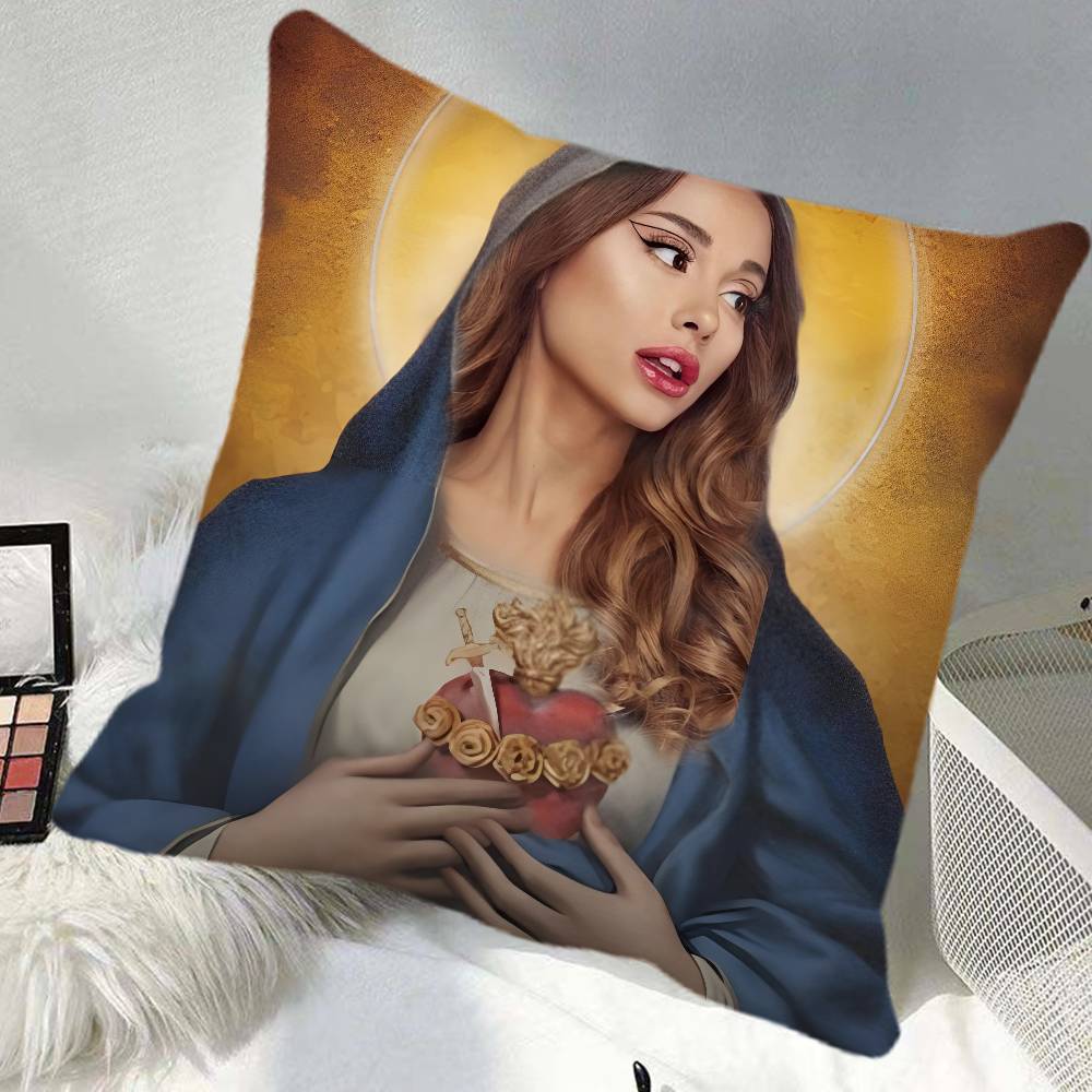 AArianas Singer GGrande Pillow Case Square Pillow Bedroom Sofa Leisure Comfort Cushion Car Home Decoration