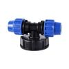 20/25/32Mm Kunststoff PE Rohr Winkel T-Stück Verbinder Wasserverteiler IBC Wassertank Rohr T-Form Gelenk Gartenbewässerungsadapter 1Stk
