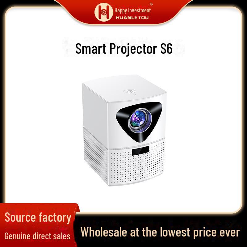 Electric Focus S6: Portable 1080P HD Projector with Smartphone Screen Projection for Home Theater