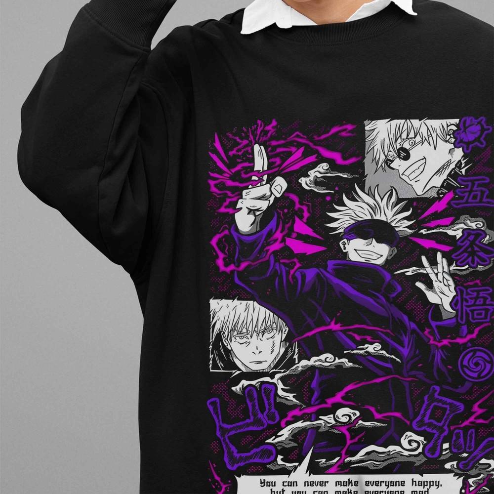 Jujutsu Kaisen Sweatshirt Gojo Satoru Sweater JJK Anime Pullover Toji Sukuna