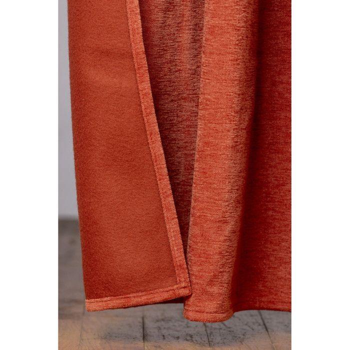 Rideau occultant phonique et thermique chenille doublé polaire 140 x 240 cm "Osiris" Le fil d'Ariane