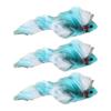 Plush Mouse Cat Toy Colorful Faux Fur Mice Toy for Kittens Interactive Hunting Instinct Toy for Indoor Cats