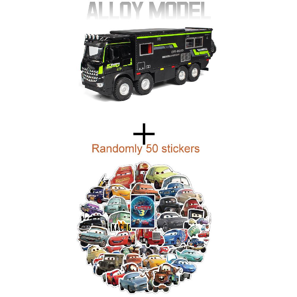 1:18 NOMADISM RV Model Toy Car Inertial Driving Doors Opened Exquisite Interior Motor Home Models Toys Living Room Ornaments